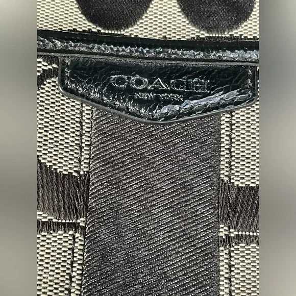COACH Bag,Coach Black and Gray Women's Bag, Coach Crossbody Bag. - Picture 16 of 17